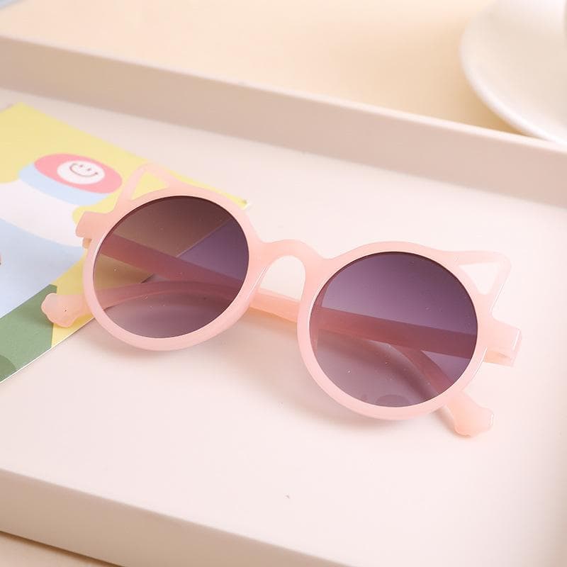 New Childrens Sunglasses Fashion Cat Ears Design UV Protection Kids Glasses Trendy Accessories