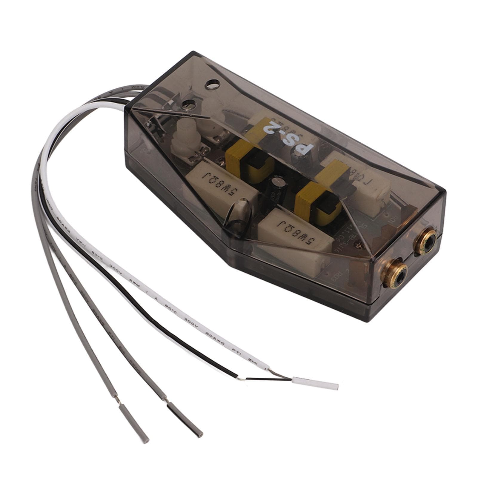 High to Low Audio Signal Converter 2 Channel Impedance Line Audio Adapter Universal for Amplifier