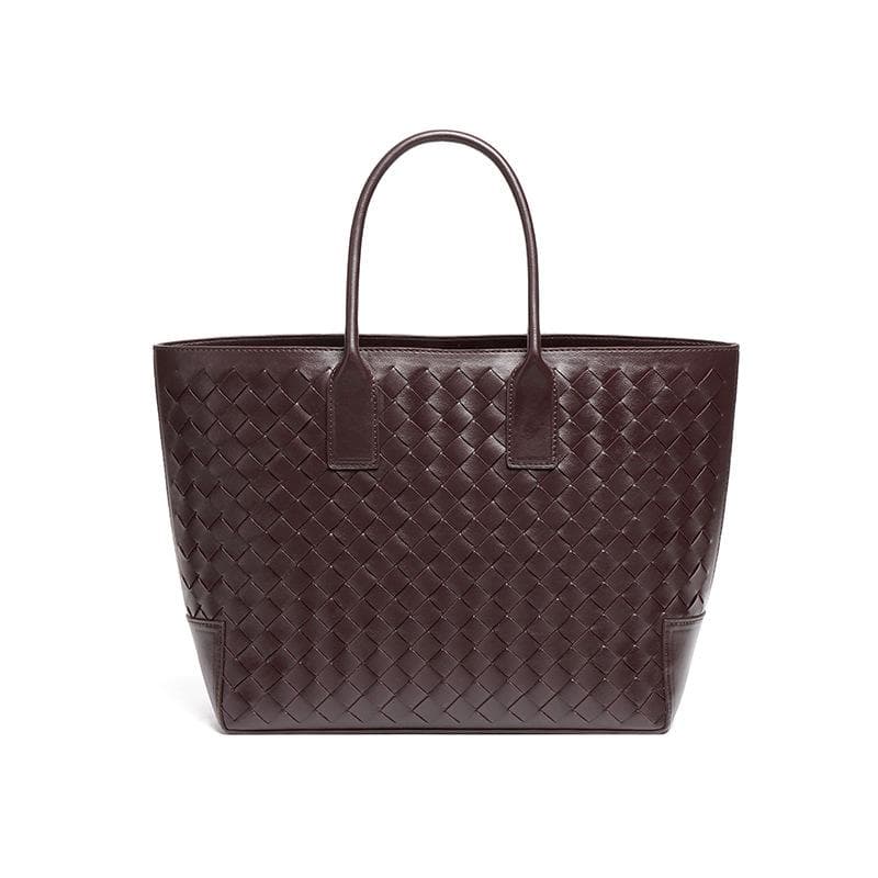 Trendy Large-capacity Handbag, Versatile for Commuting, Hand-woven Women's Bag, High-end Mother-and-child Tote Bag