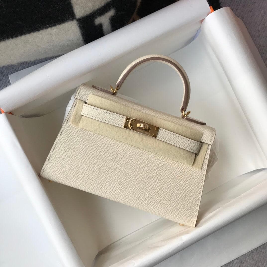 New Genuine Leather Second-generation Bag Mini Bag Palm Print Cowhide Single Shoulder Women's Crossbody Bag Classic Fashionable And Versatile 21cm+box with silk scarf white gold