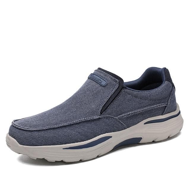 Classic Men's Canvas Shoes 2021 New Outdoor Beach Lightweight Breathable Sandals Fashion Casual Work Sports Shoes Large Size 48 39 blue
