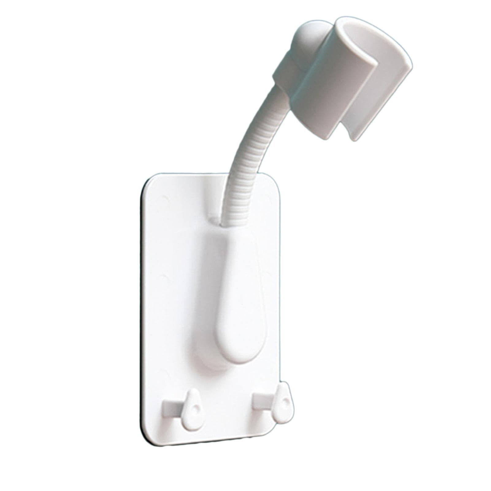Shower Head Holder Punch Free Waterproof Strong Load Bearing Adhesive Adjustable Angle Handheld