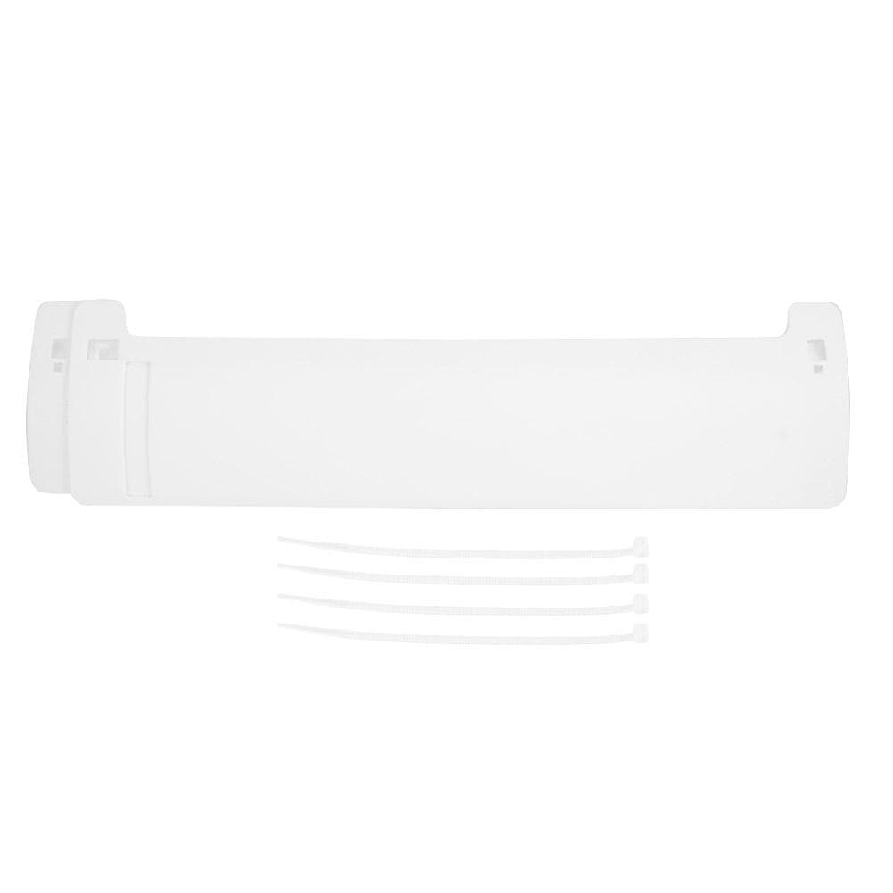 Anti wind Air Conditioning Wind Shield Retractable Air Conditioning Deflector Cover (White) white