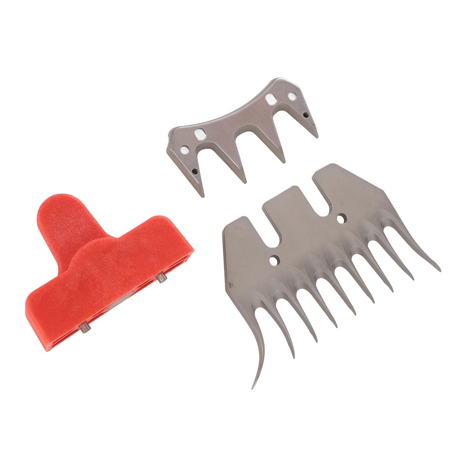 Sheep Shears Replacement Blades Professional Stainless Steel 9 Curved Teeth and 4 Teeth Wool