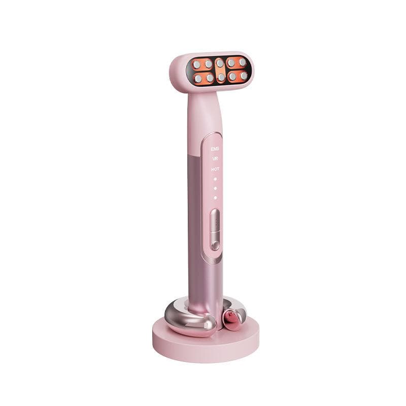 New Nine-color Eye Beauty Instrument Ems Micro-current Lifting, Firming and Introducing Beauty Instrument Hot Compress Vibration Eye Massager