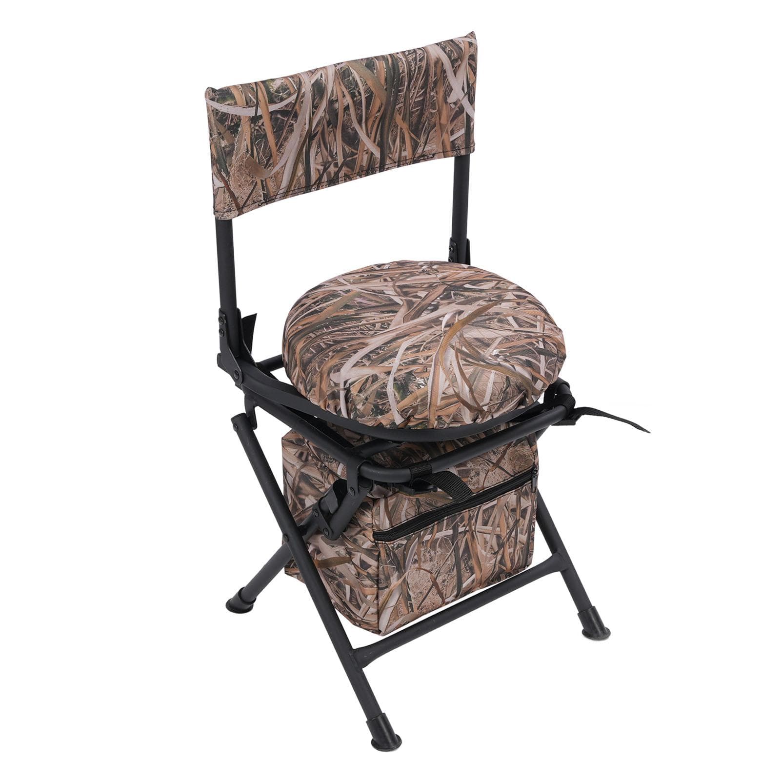 360 Degree Swivel Camping Chair Folding Lightweight Portable Fishing Chair Foldable Compact Fishing