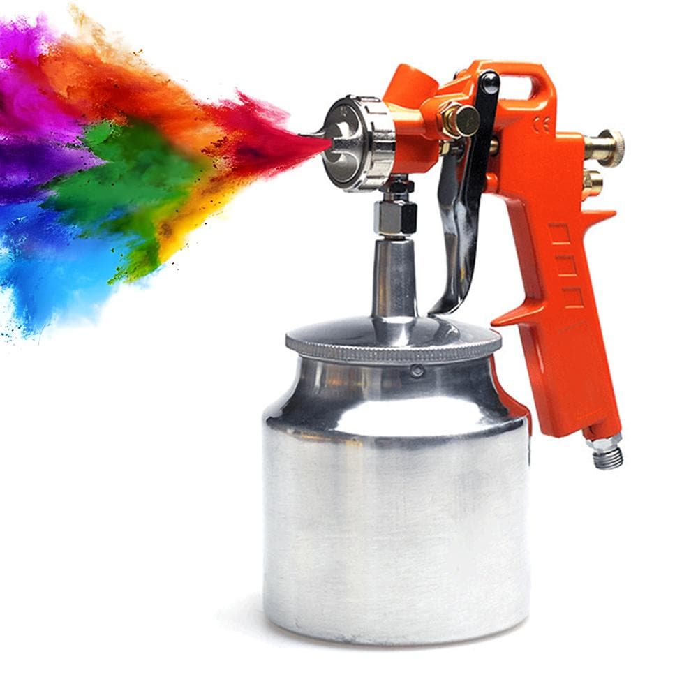 Universal 1.5mm Copper Nozzle Cordless Paint Sprayer for Home Interior House Painting Car DIY Paint silver
