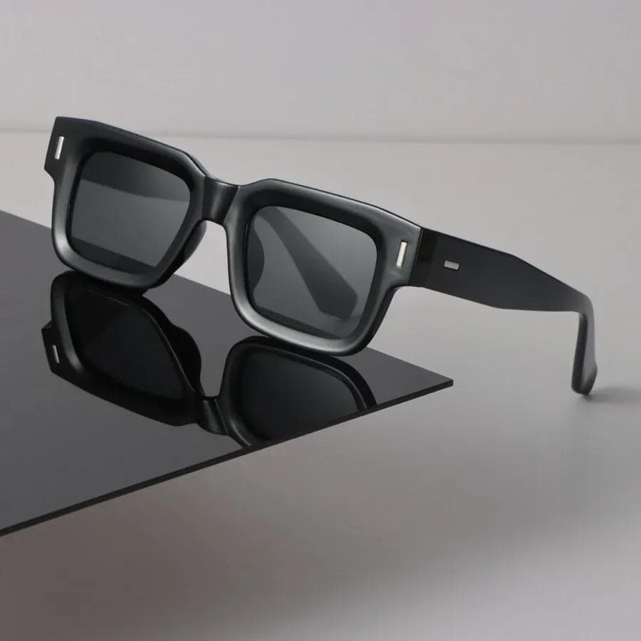Designer Square Sunglasses Women Men Candy Color Retro Black Sun Glasses Luxury Personality Eyewear Mirror Brand Other