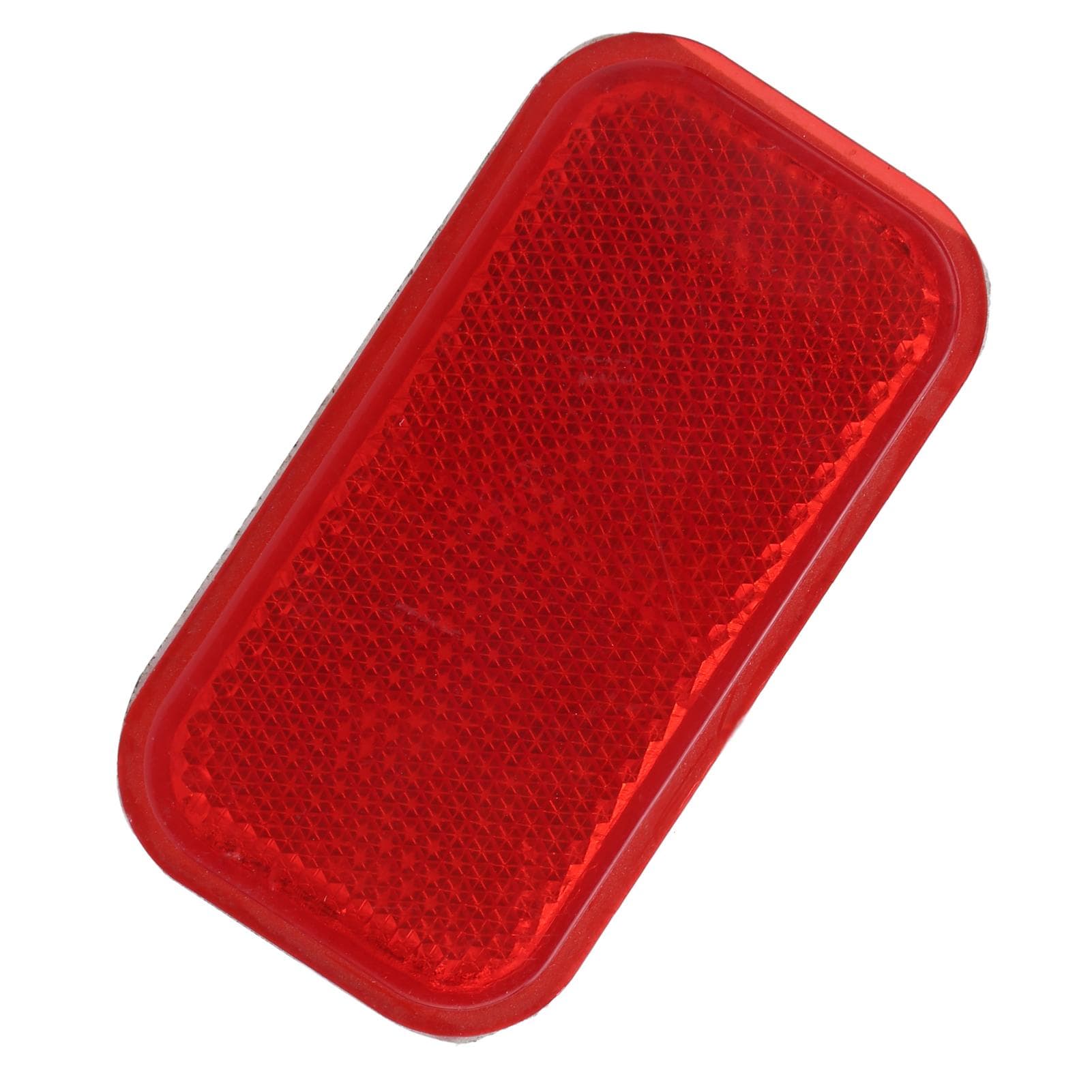 Night Safety Adhesive Reflector Body Red Trim Panel Rectangle Replacement for Automobiles