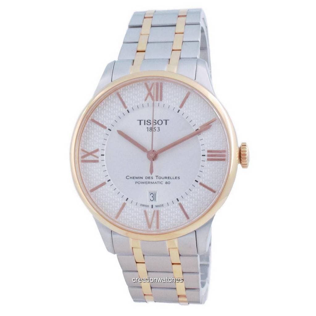 Tissot Chemin Des Tourelles Powermatic 80 Helvetic Pride Special Edition Automatic T099.407.22.038.01 T0994072203801 Men's Watch silver