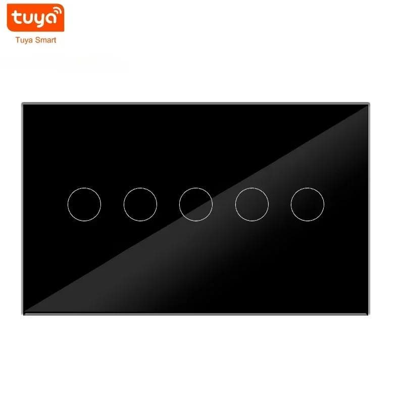 Melery WIFI Tuya Smart 4/5/6 Gang Light Switch Touch Glass Panel Wireless Wall Switch Alexa Google Home Voice Remote Control CHINA