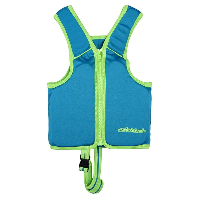 Summer Children Sleeveless Zipper Swim Life Jackets Kids Boys Girls Adjustable Life Vests Cartoon Balanced Flotation Swimsuit 6-7 Years