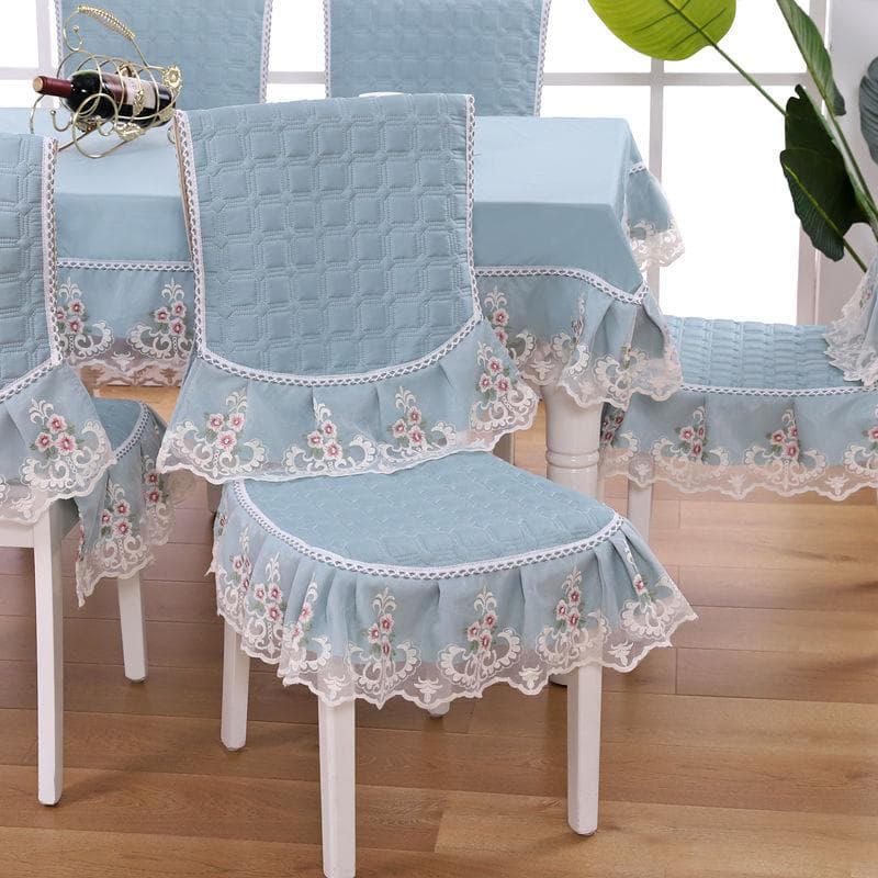 Dining Chair Covers Home Anti-dirty Cushion European Jacquard Chair Cover Cushion Household Chair Cushion Universal Home Decor chair cover 2sets