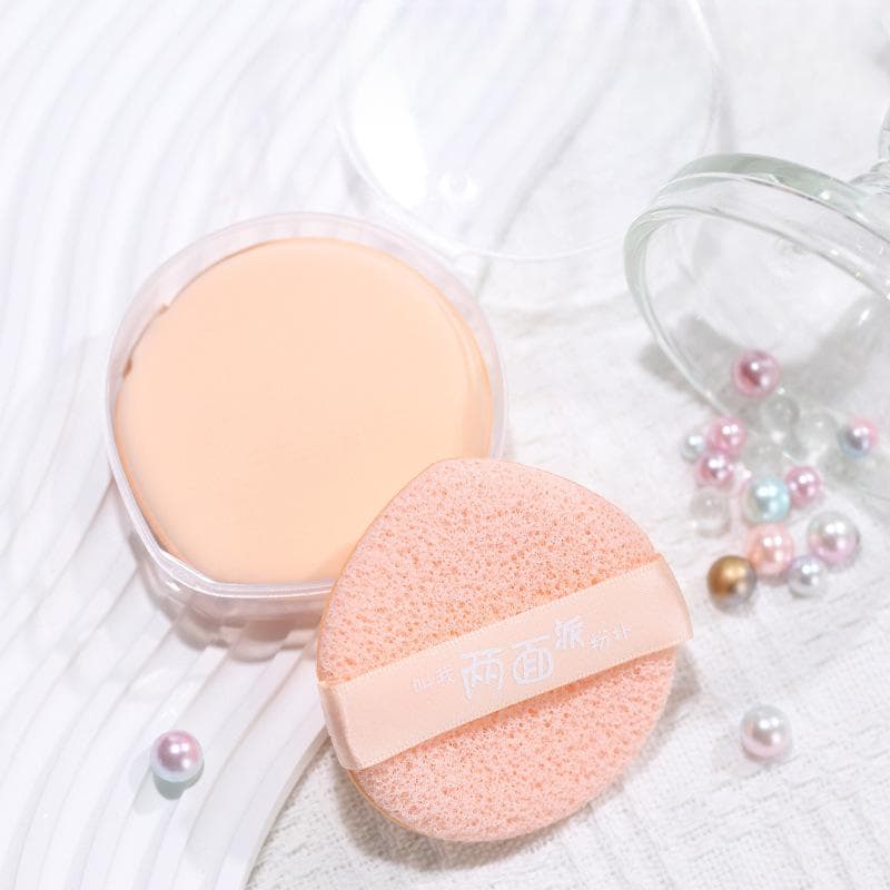 Facial Scrub, Facial Cleansing Puff, Konjac Puff, Facial Cleanser, Facial Scrub Sponge, Cleansing And Makeup Remover A Orange-1pcs