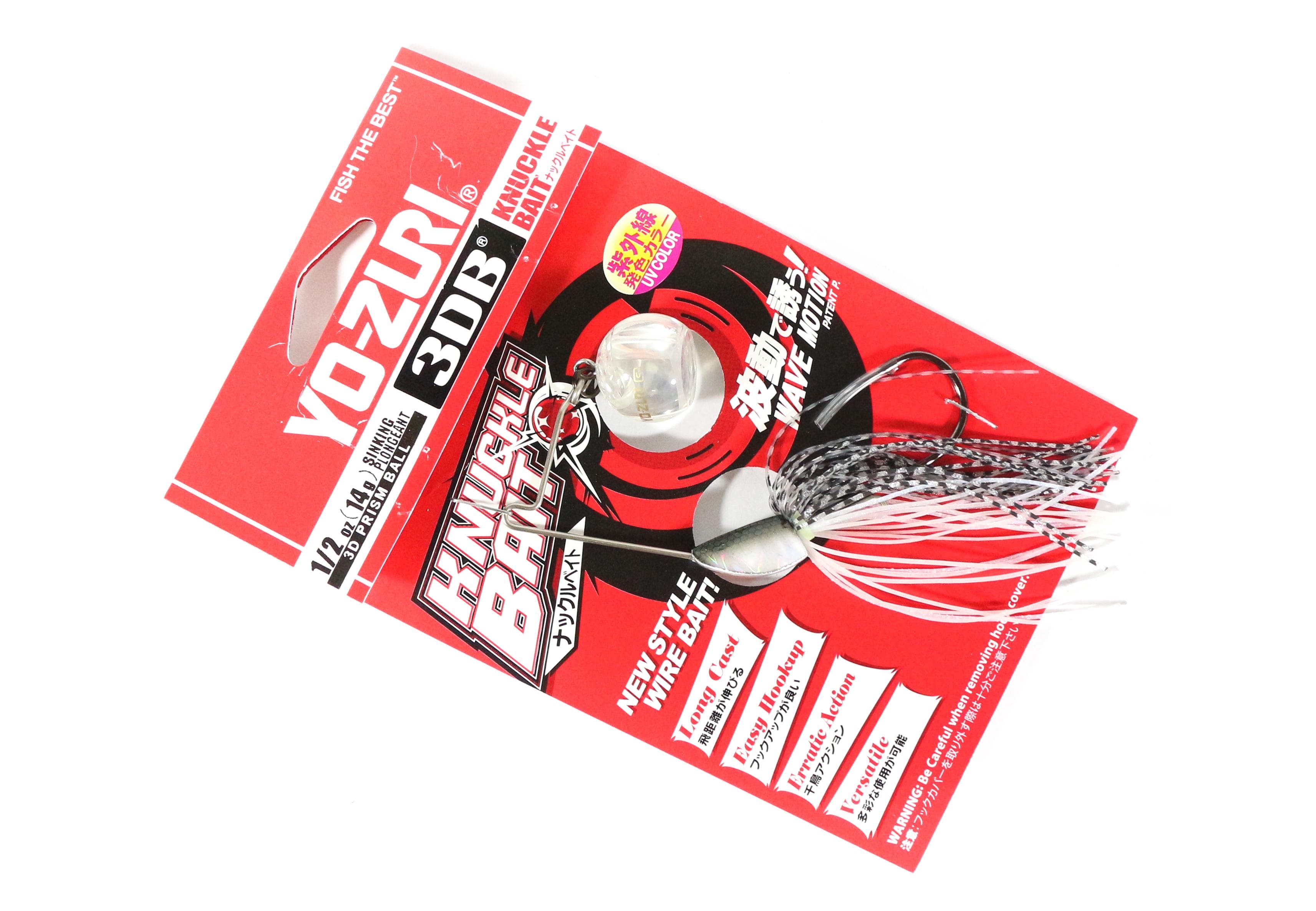 Yo Zuri Duel 3DB Knuckle Spinnerbait 1/2 oz Sinking Lure R1302-TSH (4324)