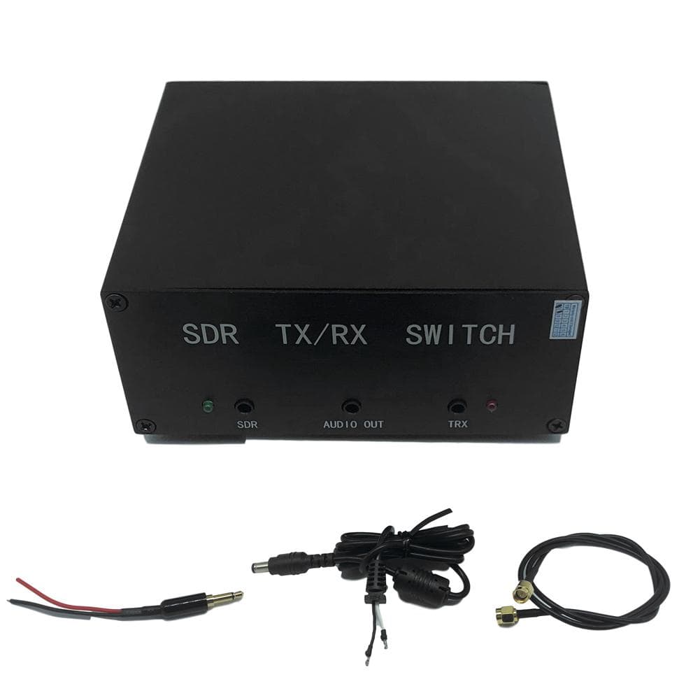 160MHz 100W Aluminium Alloy Portable SDR Transceivers Radio Switch Antenna Sharer Practical Signal black