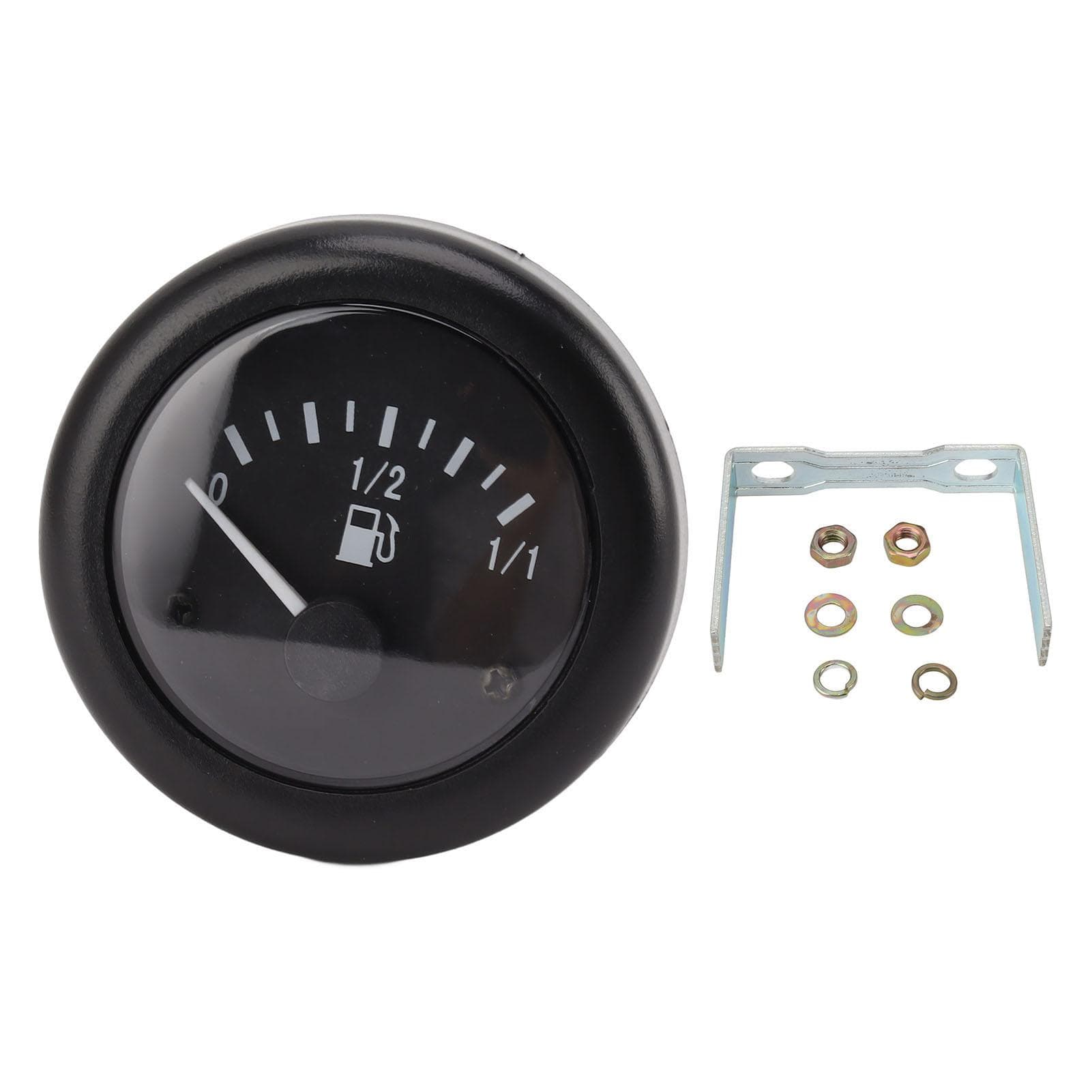 Fuel Level Gauge 24V Pointer Type Accurate Fuel Tank Meter for Trucks Agricultural Vehicles