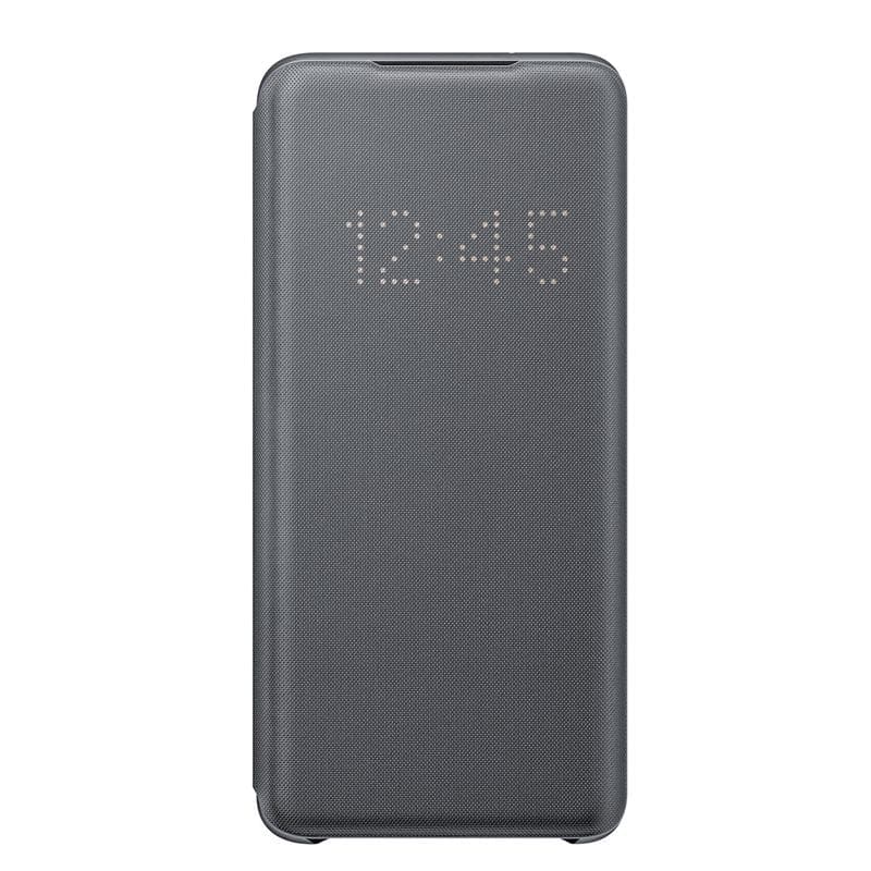 Original LED Smart View Flip Phone Case For Samsung Galaxy S20 S20+ S20 Ultra 5G LED Wallet Cover For Galaxy S20 Plus grey
