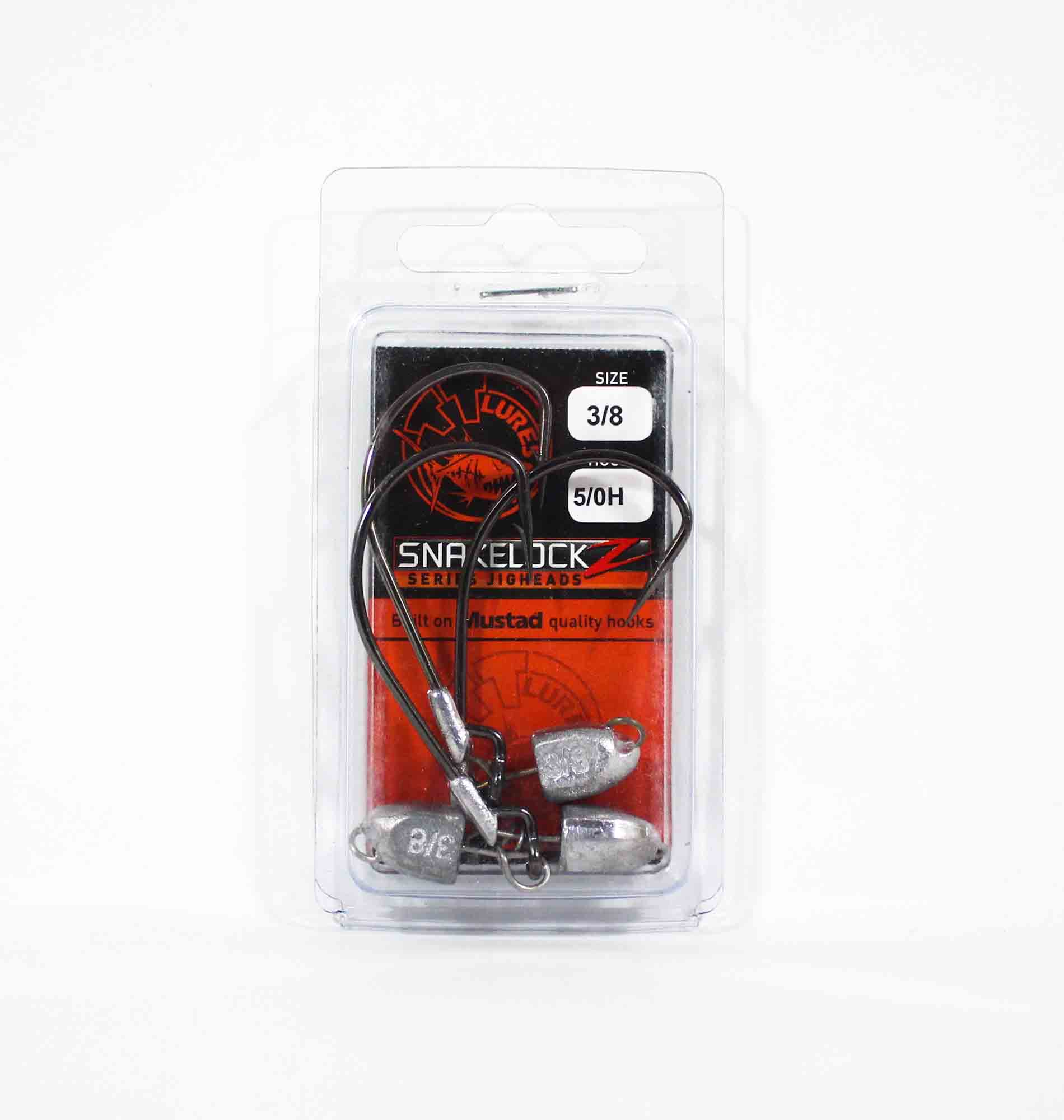 Tackle Tactics TT SnakelockZ Jig Head 3/8 oz 5/0 XH 3/pack (6696)