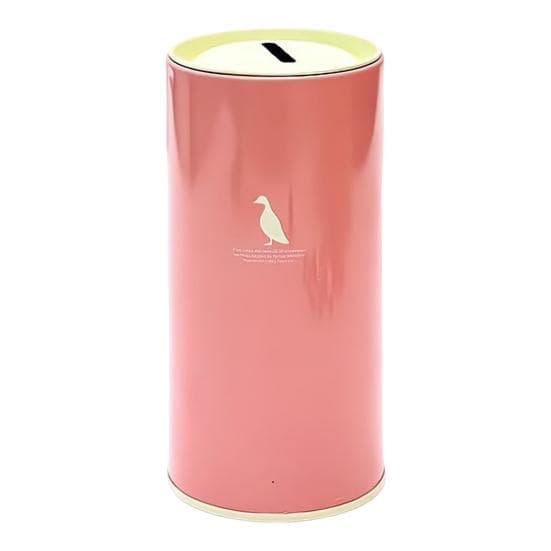 Yousheng Metal Piggy Bank Large Capacity Animal Pattern Design Kids Cylindrical Saving Bank Financial Management Tool Duck