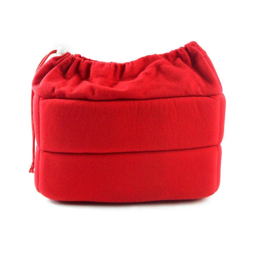 Camera Accessories For Canon Nikon Sony Photography Protective Camera Lens Cas Partition Padded Bag Camera Insert Bag red