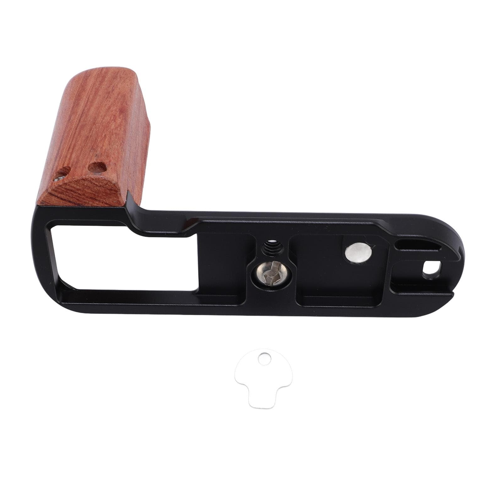 Camera L Shape Grip with Quick Release Plate Wood Aluminum Alloy Camera L Shape Handle for X T50