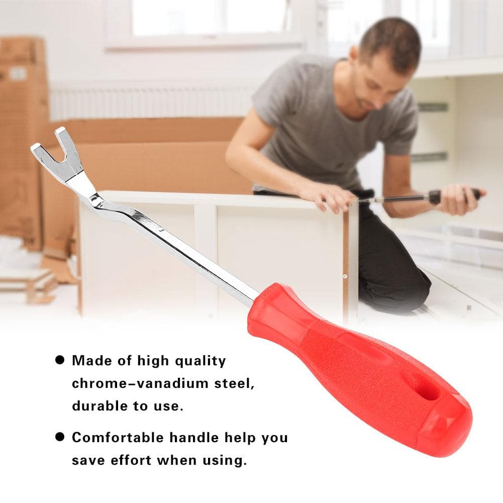 6MM Chrome Vanadium Steel Plastic Buckle Screwdriver Car Door Trim Clip Remover