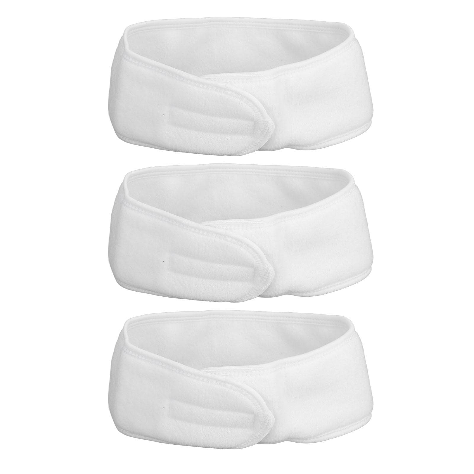 3Pcs Eyelash Extension Forehead Band Soft Comfortable Multifunctional Lash Extension Pad Towel Grey white