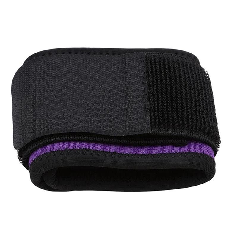 Elastic Pressurized Wrist Bandage Support Strap Wraps Hand Palm Support Outdoor Sports Fitness Wristband black/purple