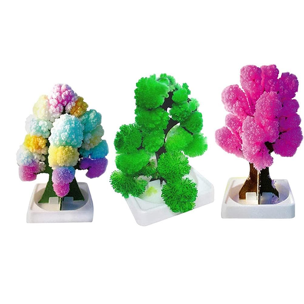 Magical Growing Crystal Christmas Paper Tree Christmas Tree Opens Snowflake Paper Tree Decoration