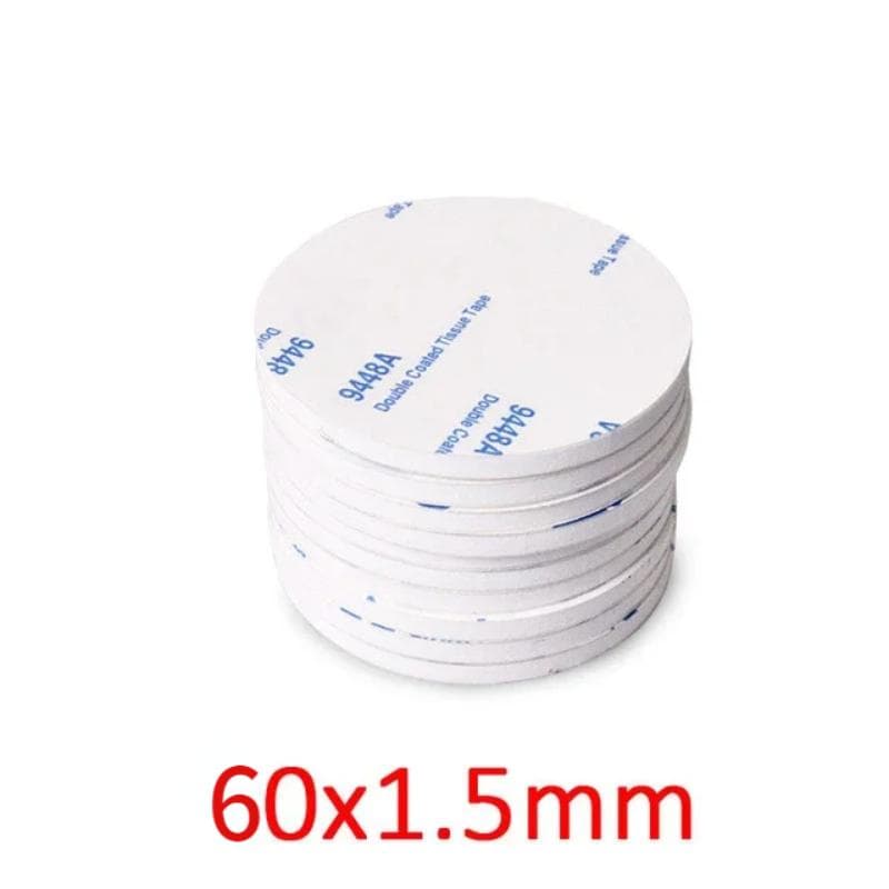 Traceless double-sided adhesive velcro carpet tablecloth anti slip sticker bed sheet sofa cushion fixing velcro accessories installation fixing pad 60&1.5MM white