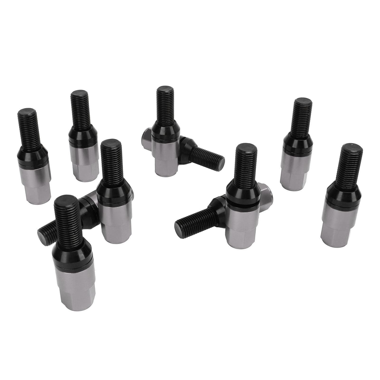 20pcs M14x1.5 Cone Seat Wheel Bolts Lug Nuts Taper Lug Bolt Universal Car Accessories for Auto