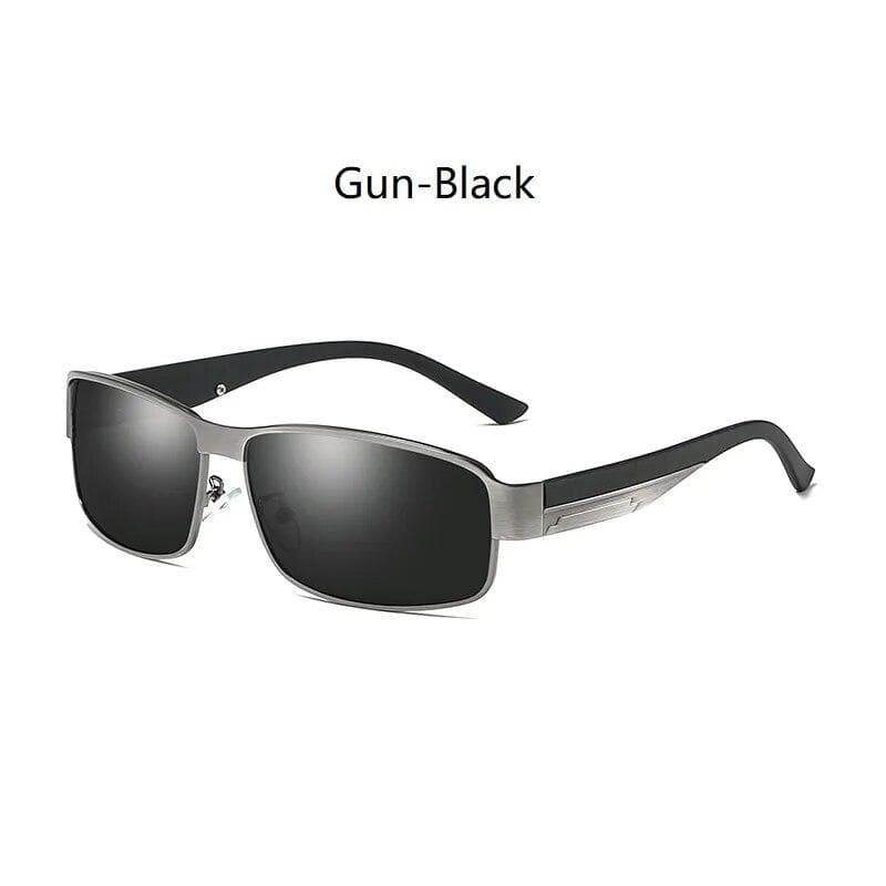 Classic Metal Frame Men Sunglasses Luxury Brand Designer UV400 Vintage Eyewear For Driving Fishing