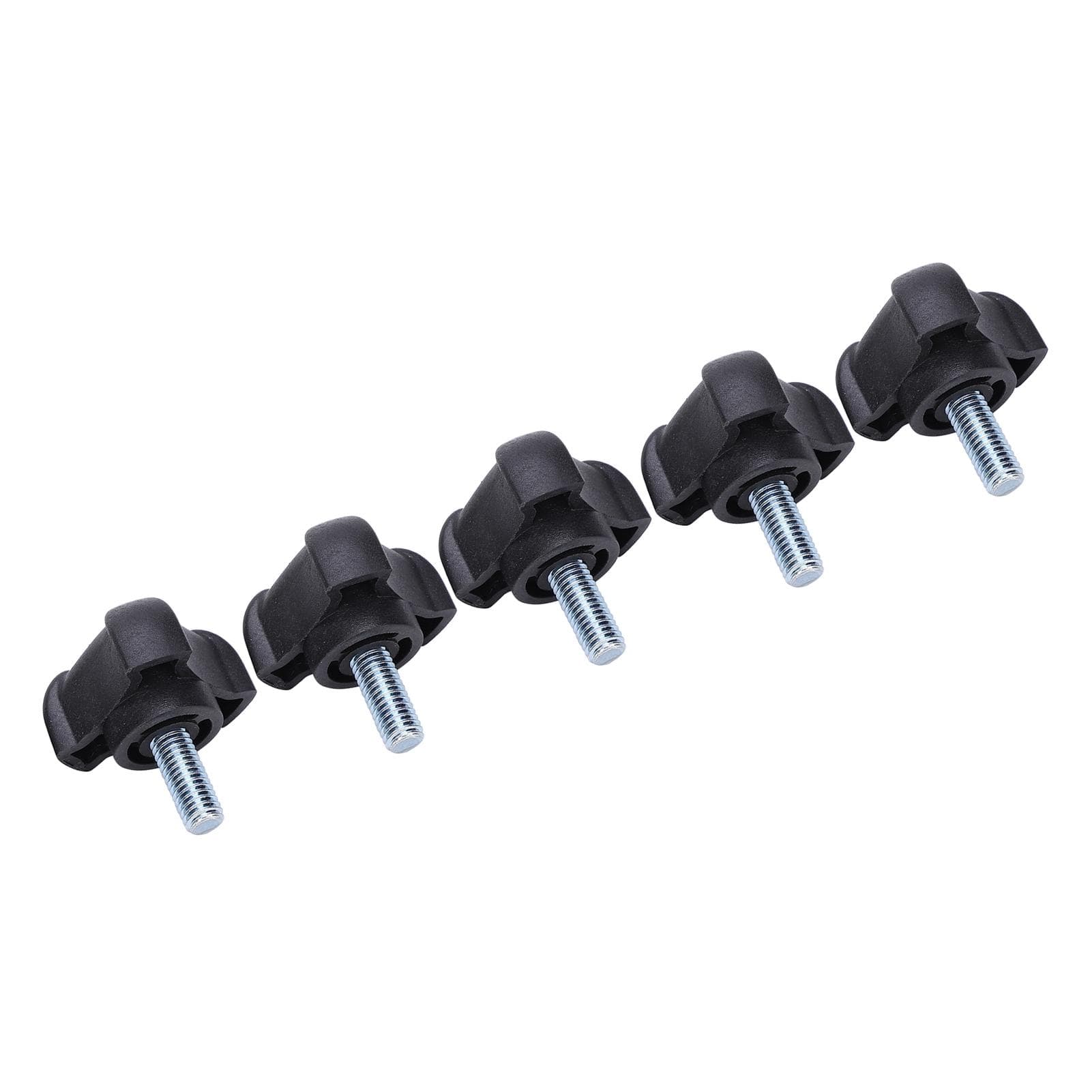 5Pcs M6 Plastic TriangularHead Arc Handle Screws Locking Bolt Fastener Accessory 15mm