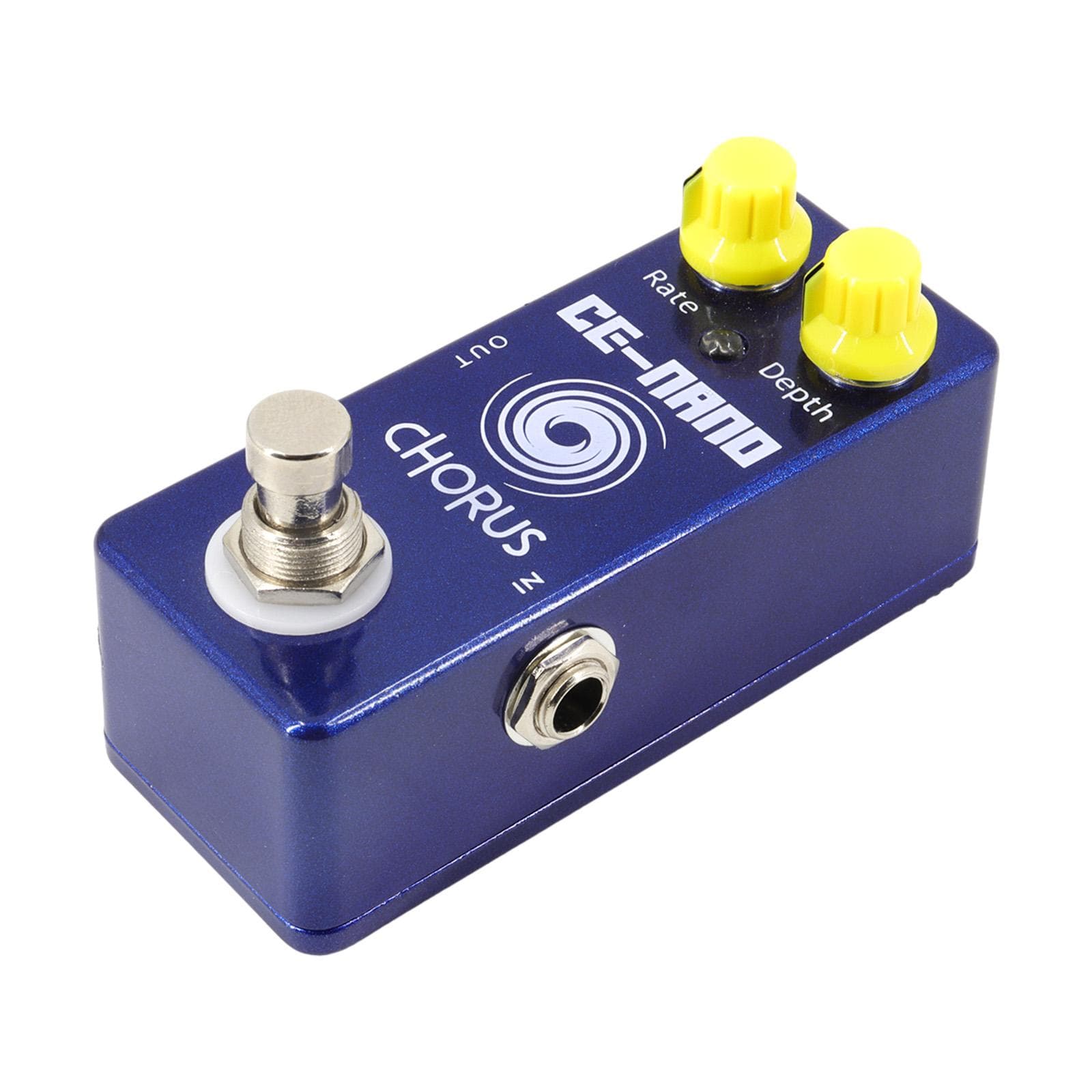 Guitar Chorus Pedal Electric Guitar Effects Pedal True Bypass Zinc Alloy Shell DC 9V 6.35mm blue