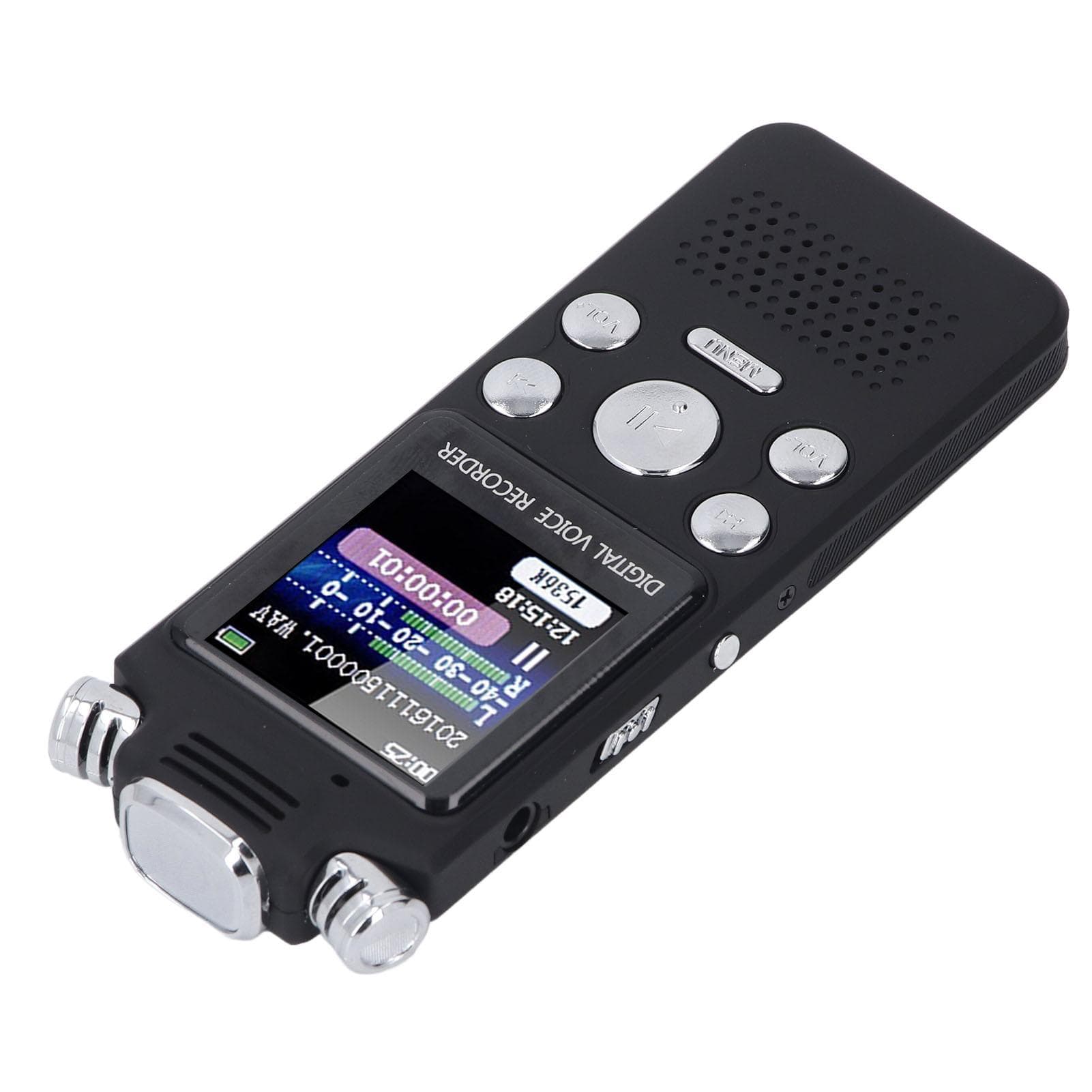 Digital Voice Recorder with Speaker Double Microphone 0.8 Inch LCD Screen MP3 Player Noise 8GB