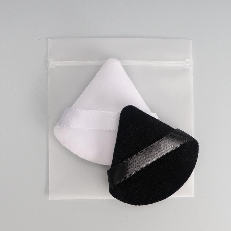 2pcs Triangular Powder Puff Cosmetic Air Cushion Foundation Concealer Loose Powder Make Up Sponges Tools