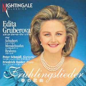 CD EDITA GRUBEROVA - Spring songbook NC0708602 NIGHTINGALE CLA 1993 Switzerlan Classical Used