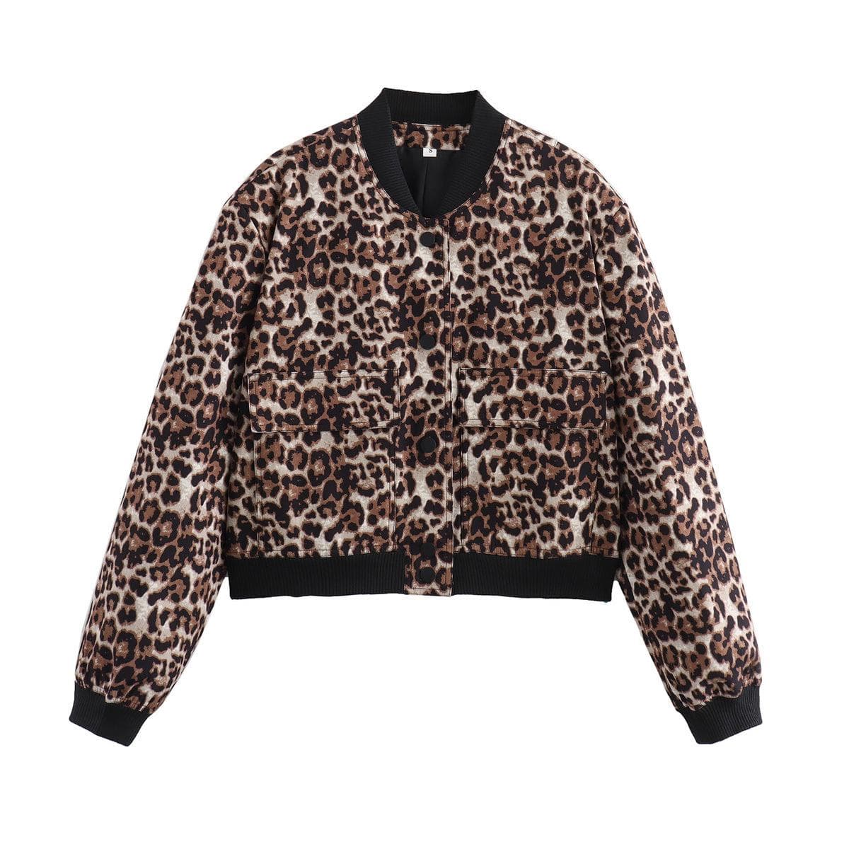 Spring and Autumn New Style Standing Collar Large Pocket Women's Jacket Jacket for Women L