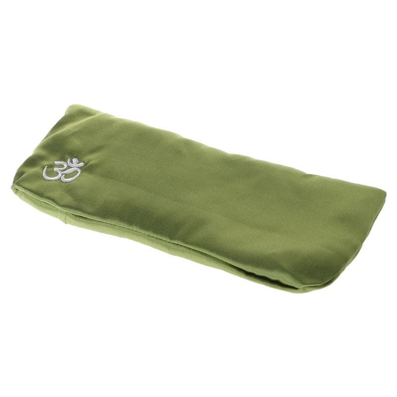 Yoga Eye Pillow Silk Cassia Seed Lavender Relaxation Eye Mask Aromatherapy green