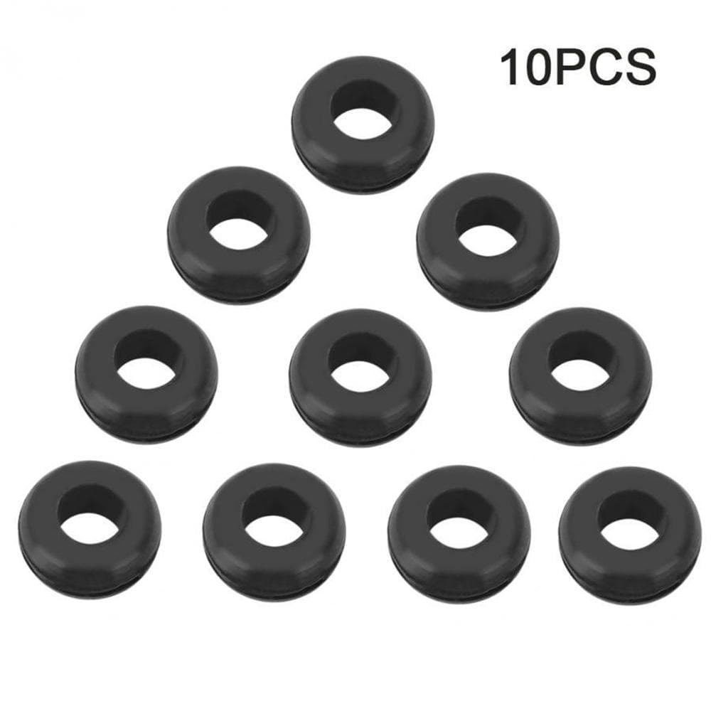 10PCS Airlock Grommet Silicone O Ring Sealing Washers Grommet for Airlock On Homebrew Beer Mead black