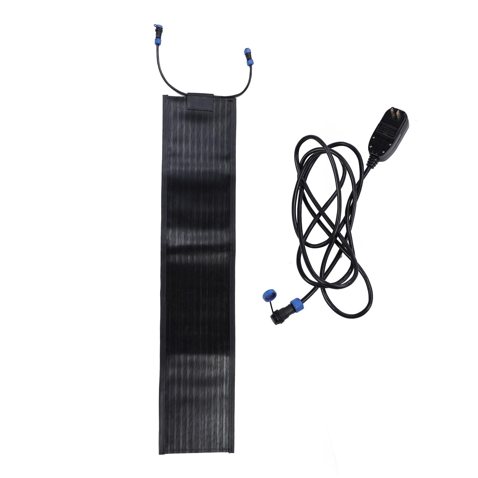 Snow Melting Mats 120W Heated Outdoor Mats 12x36in Flame Resistant Anti Slip Electric Door Mats for