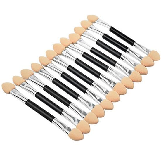 10/12/24/25/100x Makeup Double-End Eye Shadow Sponge Brushes Applicator Cosmetic Beauty Tool One Size