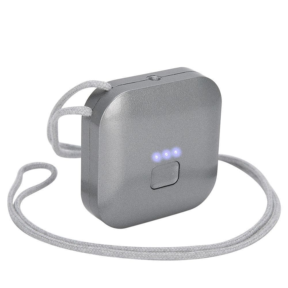 Portable Wearable Air Purifier USB Personal Mini Negative Ion Necklace Air FreshenerBlack black