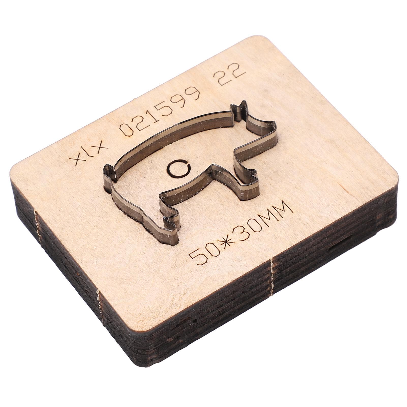 Leather Cutting Die Pig Shape Mould Punch Cutter Craft Tool for Paper Rubber Plastic