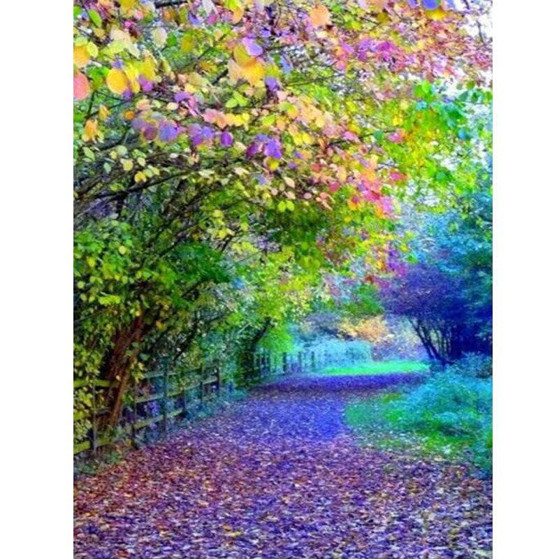 Full Round Drill 5D DIY Diamond Painting Spring Forest Embroidery Beads Cross Stitch 20X30CM