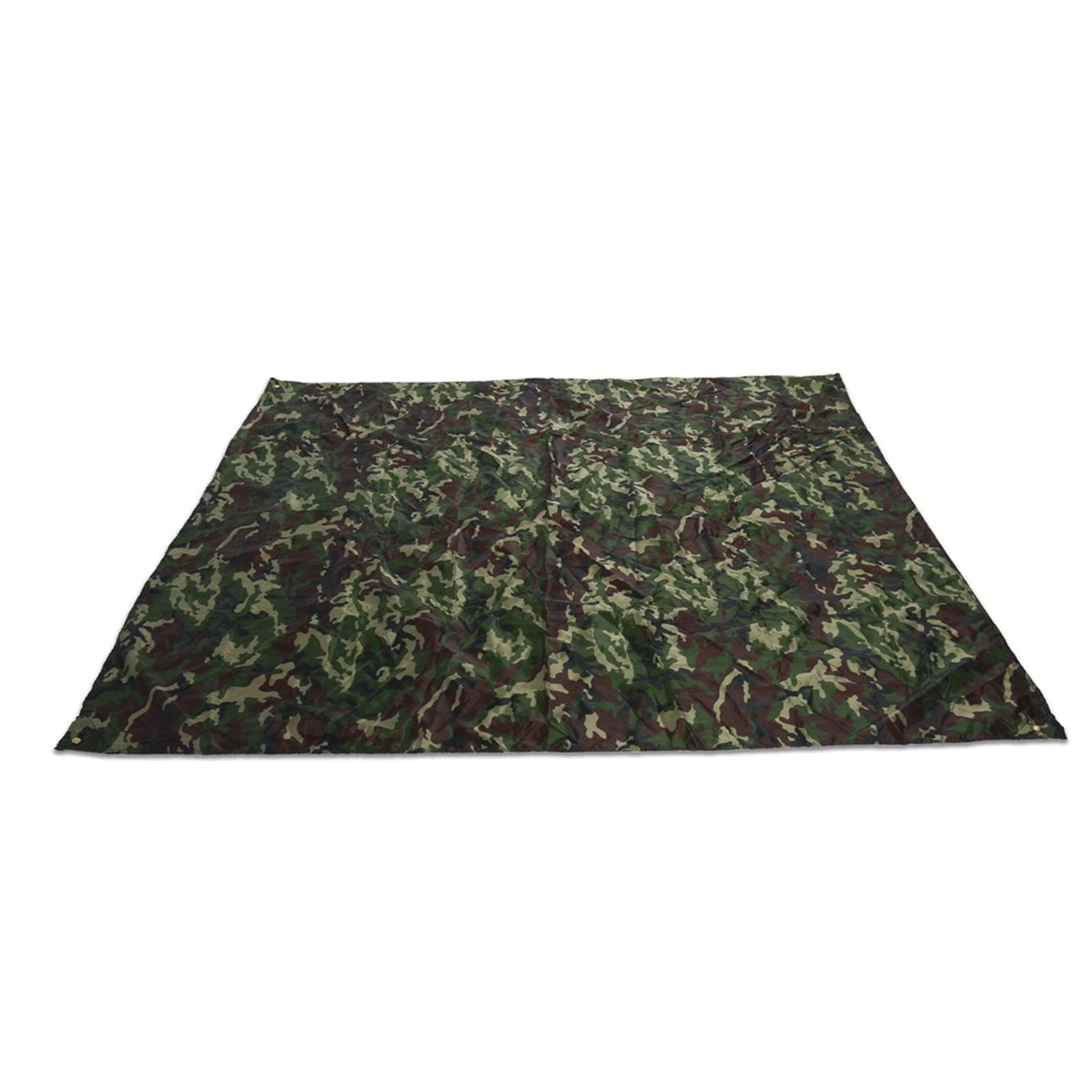 Camouflage Outdoor Portable Lightweight Rainproof Mat RainTent Tarp Shelter (2*2m)