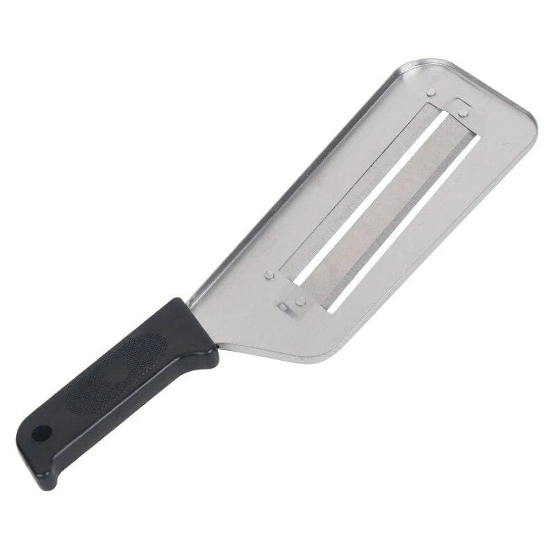 Vegetable Slicer Knife Stainless Steel Double 2 Slice Blade Slicing Kitchen Knife Fish Scale Cleaner Knive Cabbage Slicer CN black