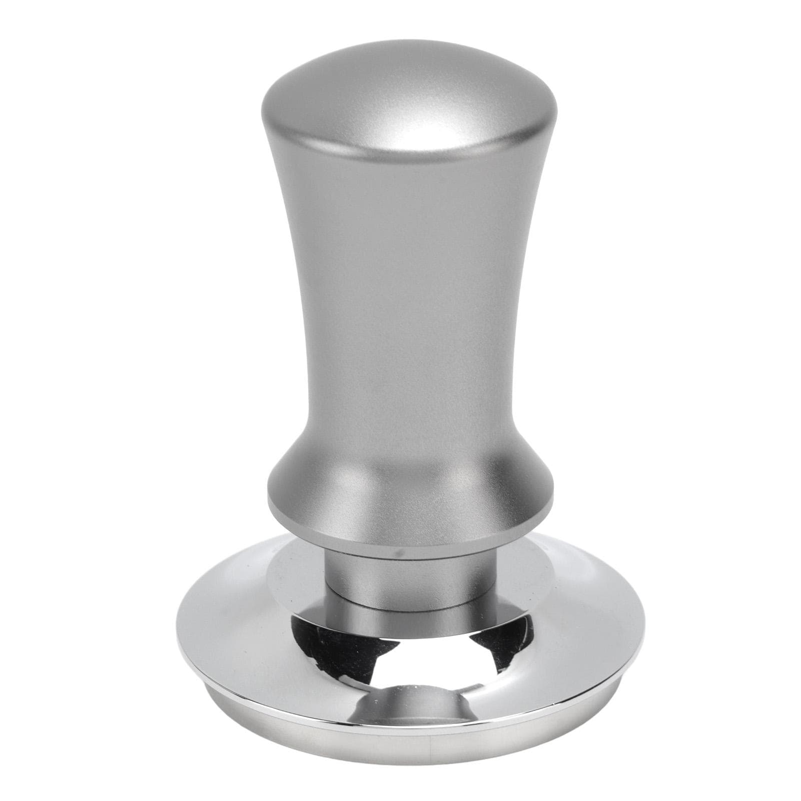 Coffee Tamper Coffee Powder Press Hammer Stainless Steel Constant Pressure for Coffee Accessories 58mm silver
