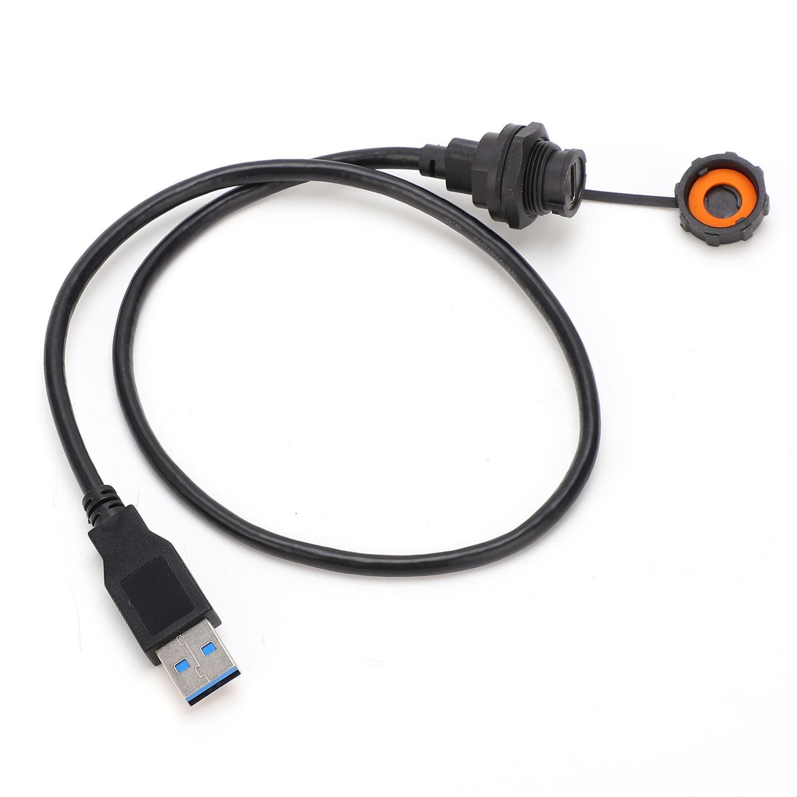 Waterproof USB Connector IP68 TYPEC Female USB3.0 Male with Cable Socket E10TPCBFFU3AM(1meter )
